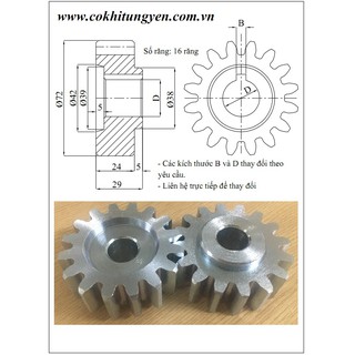 Bánh răng cồng trượt tự động