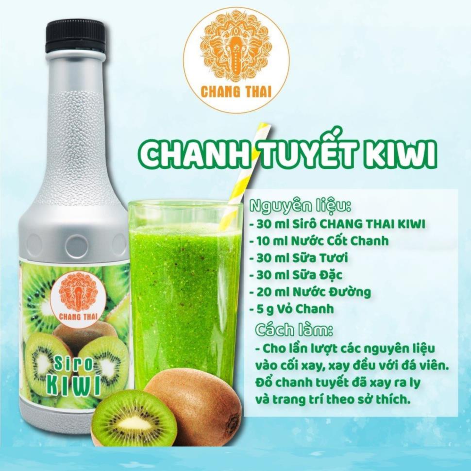 Siro Chang Thai Chai 1 Lít - Syrup Làm Trà Trái Cây Đủ Các Mùi Vị