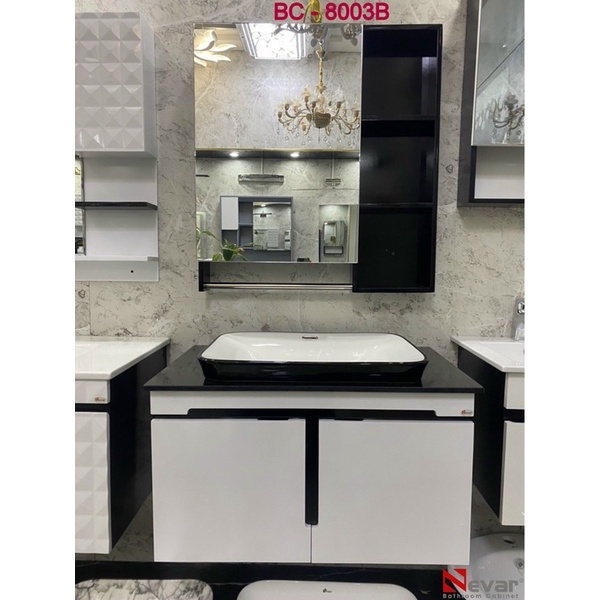 Tủ Chậu lavabo PVC 8003
