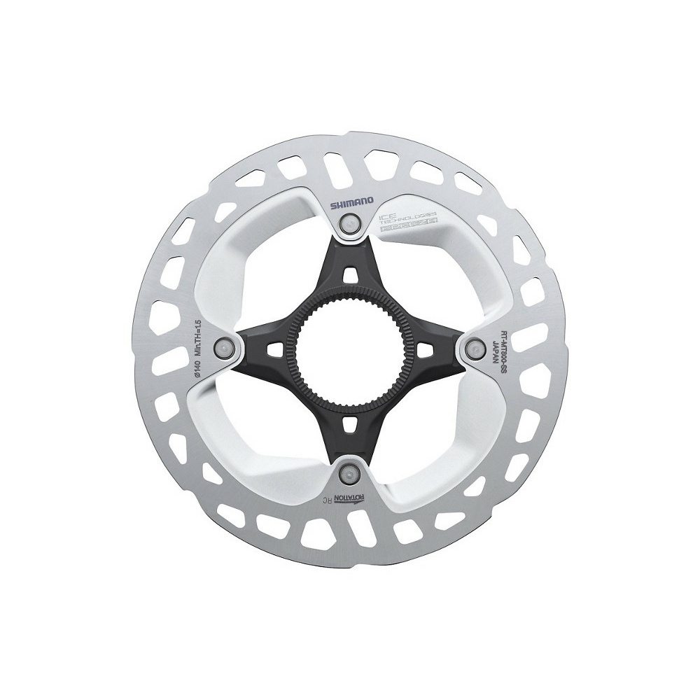 Đĩa thắng xe đạp tản nhiệt hiệu Shimano RT-MT800 140mm/160mm Center lock Rotor Ice-Tech