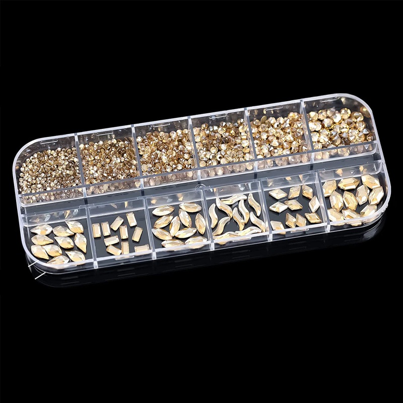 Hạt Pha Lê 3D Lấp Lánh Trang Trí Móng Nghệ Thuật YOUYO