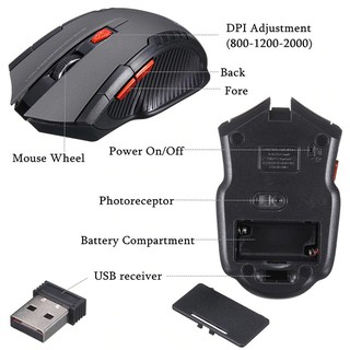 Chuột Máy Vi Tính Không Dây 💖FREESHIP💖 Chuột Laptop PC S880