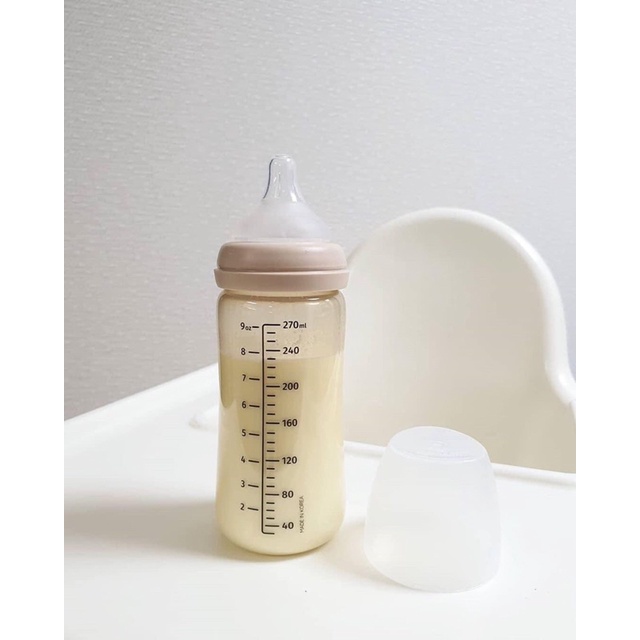 Bình sữa Moyuum cho bé nhựa PPSU Hàn Quốc 170ml/ 270ml đổi núm