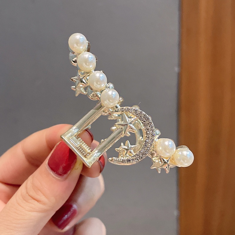 Kẹp tóc đính ngọc trai giả phong cách pháp ngọt ngào thời trang cho nữ