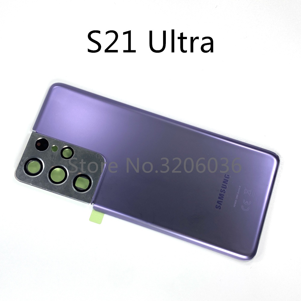 Mặt Lưng Nắp Đậy Pin + Dụng Cụ Thay Thế Chuyên Dụng Cho Samsung Galaxy S21 Ultra G998 G998F G998F / DS G998B 5G