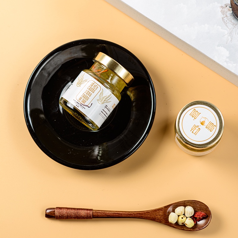 Yến sào Ngự Cung Yến set 6 hũ - Tổ yến chưng đông trùng hạ thảo 70ml | BigBuy360 - bigbuy360.vn