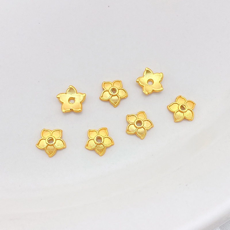 Hạt Xỏ Màu Vàng Mờ Dùng Làm Trang Sức Thủ Công diy