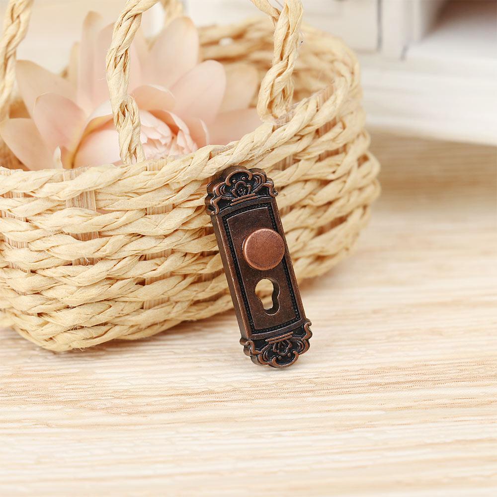 BEBETTERM Bộ Ổ Khóa Và Chìa Khóa Đồ Chơi DIY Bằng Đồng Thau Dành Cho Nhà Búp Bê