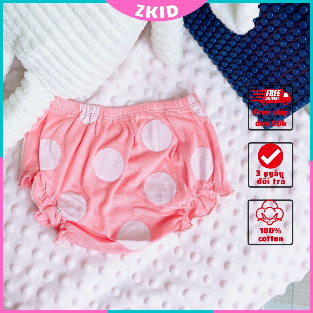 Quần lẻ sơ sinh. Quần chip bí ngô chất cotton cho bé 4-12kg