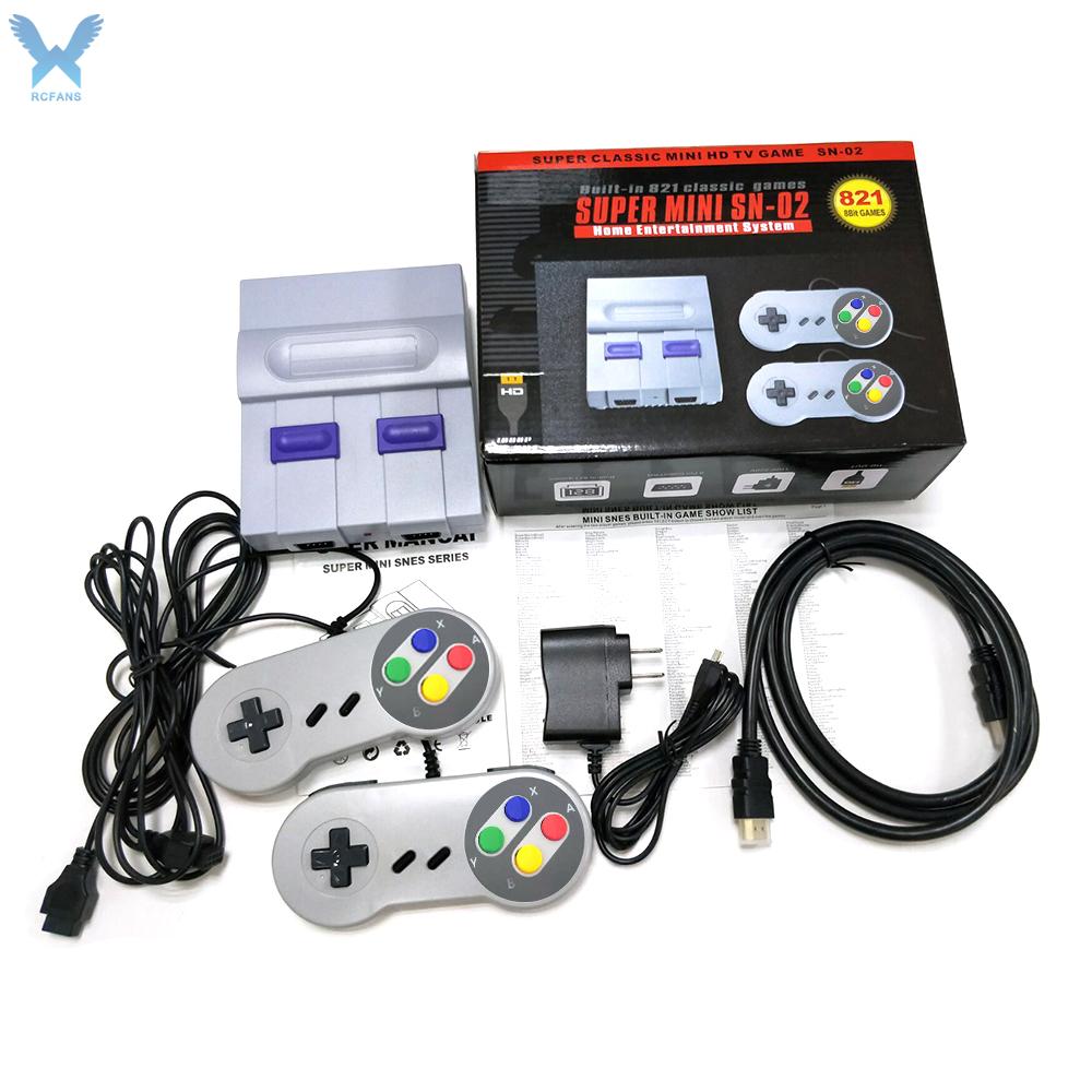 Portable SUPER MINI High Definition Game Machine Bulit-In 821 Games SNES 8 Game Player US Game Machine[rc]