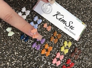 Hoa bột - nơ bột- phụ kiện nails
