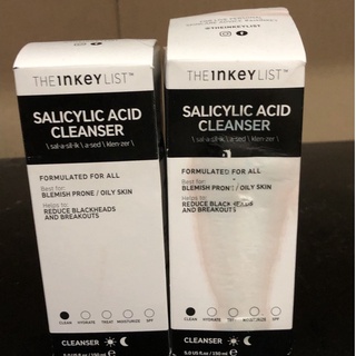 Hộp xấu + vơi sữa rửa mặt làm sạch sâu lỗ chân lông The Inkey List Salicylic Aicd Cleanser - 150ml