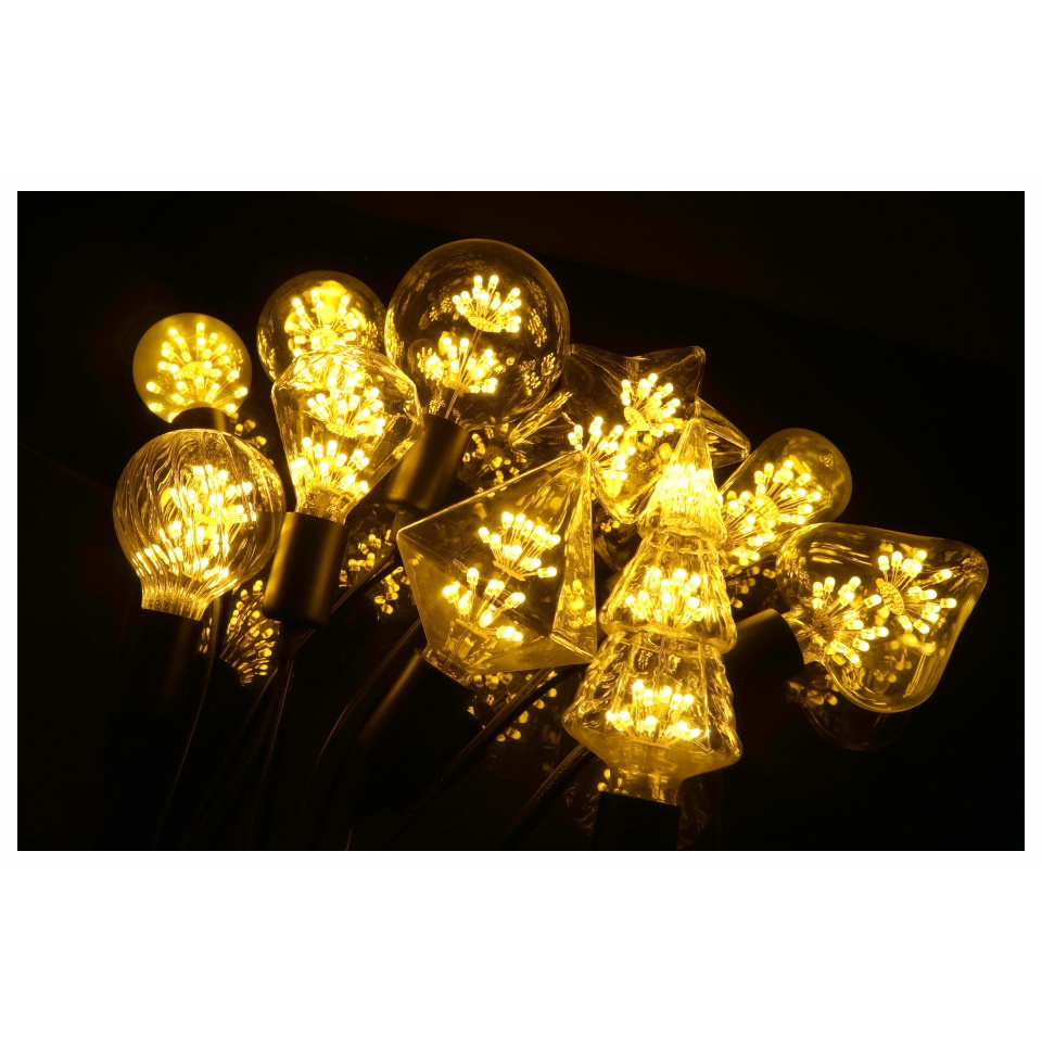 Bóng Đèn LED E27 3W AC110V 220V Họa Tiết Bầu Trời Sao Phong Cách Cổ Điển Độc Đáo Trang Trí Nhà Cửa