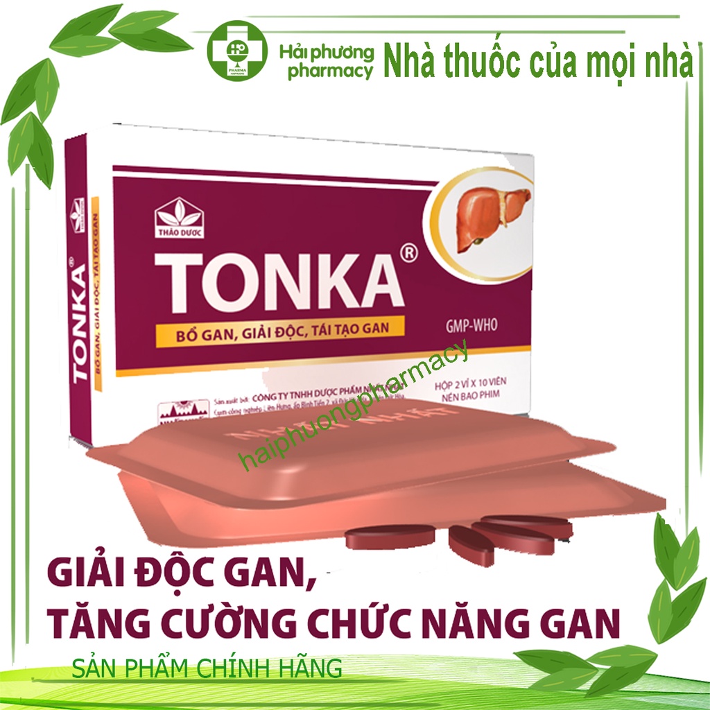 ( Chính Hãng ) Tonka Nhất Nhất - Bổ gan, giải độc, tái tạo gan