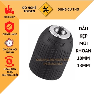 Đầu kẹp mũi khoan tolsen 10mm 79170, 13mm 79171 keyless drill chuck