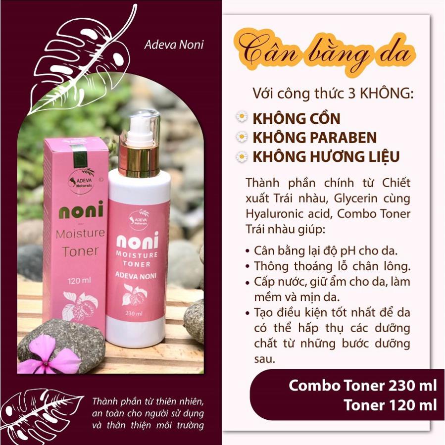 Toner, Nước Hoa Hồng Cấp Nước Dưỡng Ẩm Cho Mọi Loại Da- Adeva Noni 120ml | BigBuy360 - bigbuy360.vn