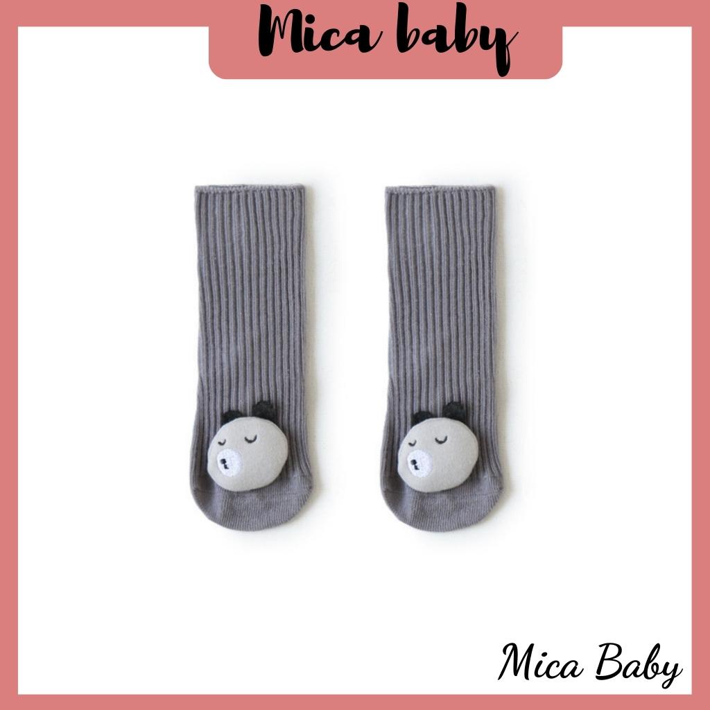 Tất vớ cao cổ hình thú dễ thương chống trượt cho bé Mica baby T06