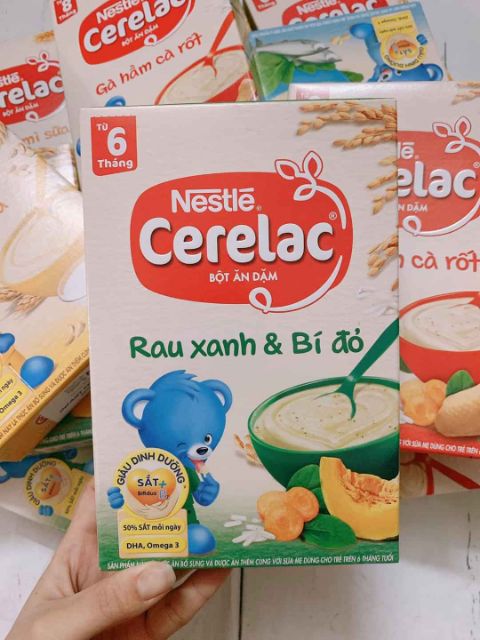 Bột ăn dặm Nestle cho bé 8m