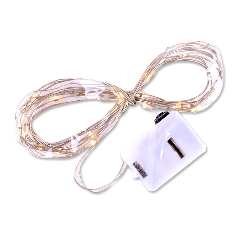 Dây đèn led 10 bóng bằng dây đồng chống thấm nước trang trí giáng sinh