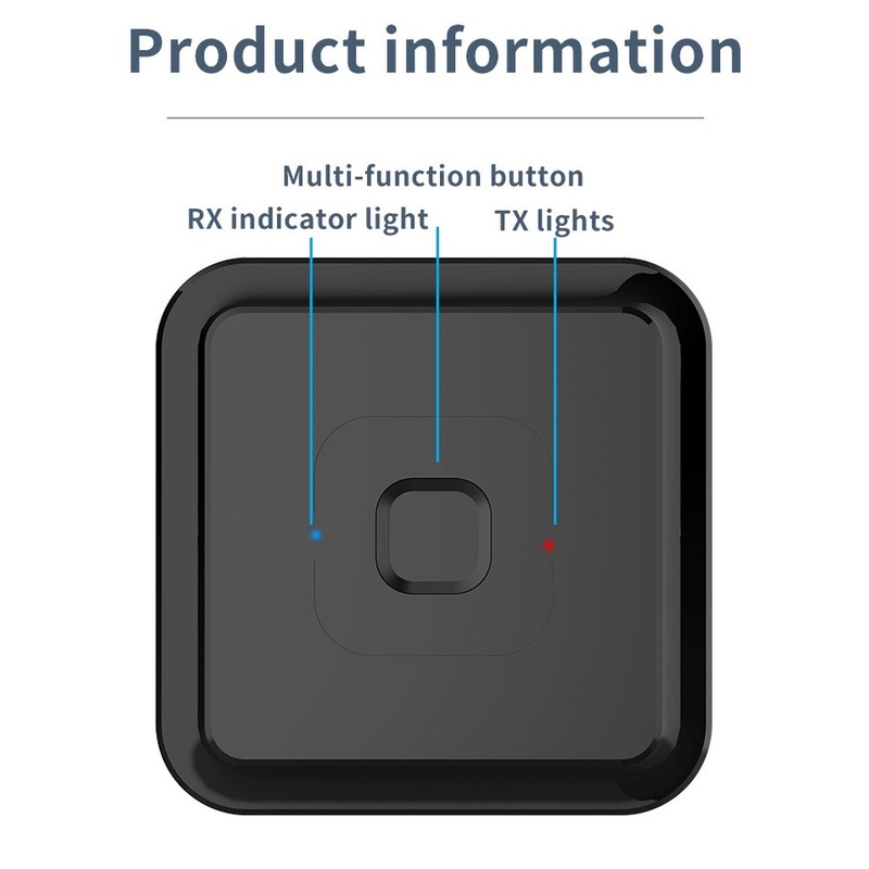 Bộ Phát Bluetooth 5.1 2 Trong 1 &amp; Bộ Thiết Bị Nhận Tín Hiệu Âm Thanh Không Dây Aux 3.5Mm Cho Loa Điện Thoại / Máy Nghe Nhạ