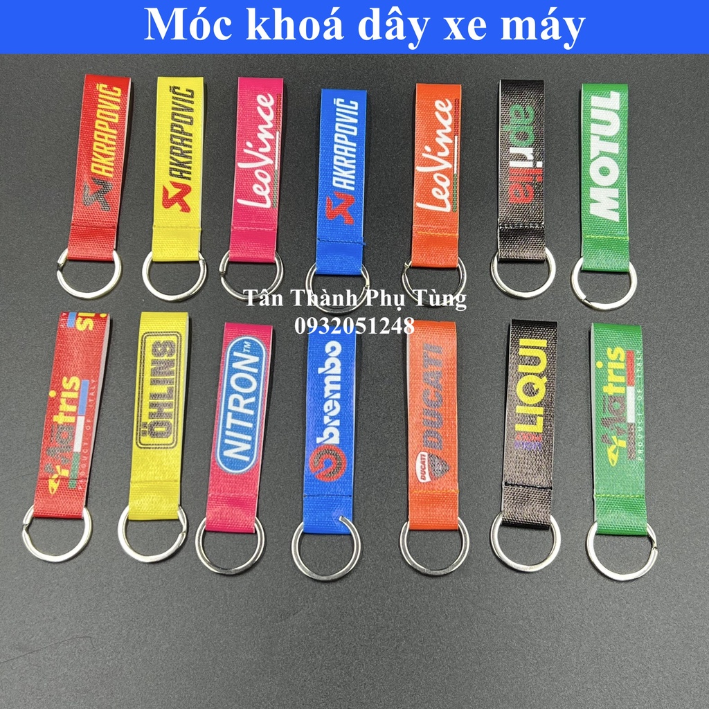 Móc khoá dây xe máy đủ màu - giá 1cái (MS515)