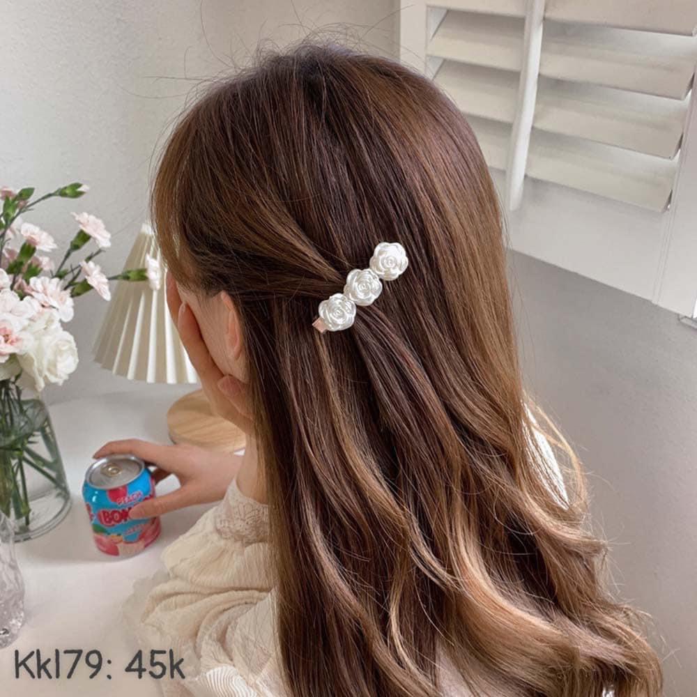 Kẹp Bông Hoa Xinh Yêu Cho Mái Tóc