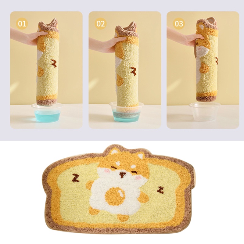 Thảm Chùi Chân Họa Tiết Hoạt Hình Siêu Đáng Yêu