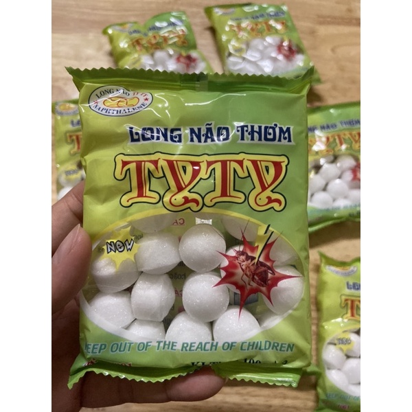 Long não viên màu và trắng gói 100g