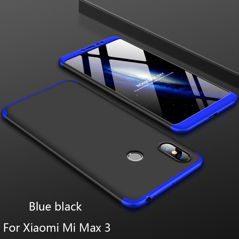 Ốp lưng 360 độ bảo vệ 2 màn hình cho Xiaomi Mi Max 3