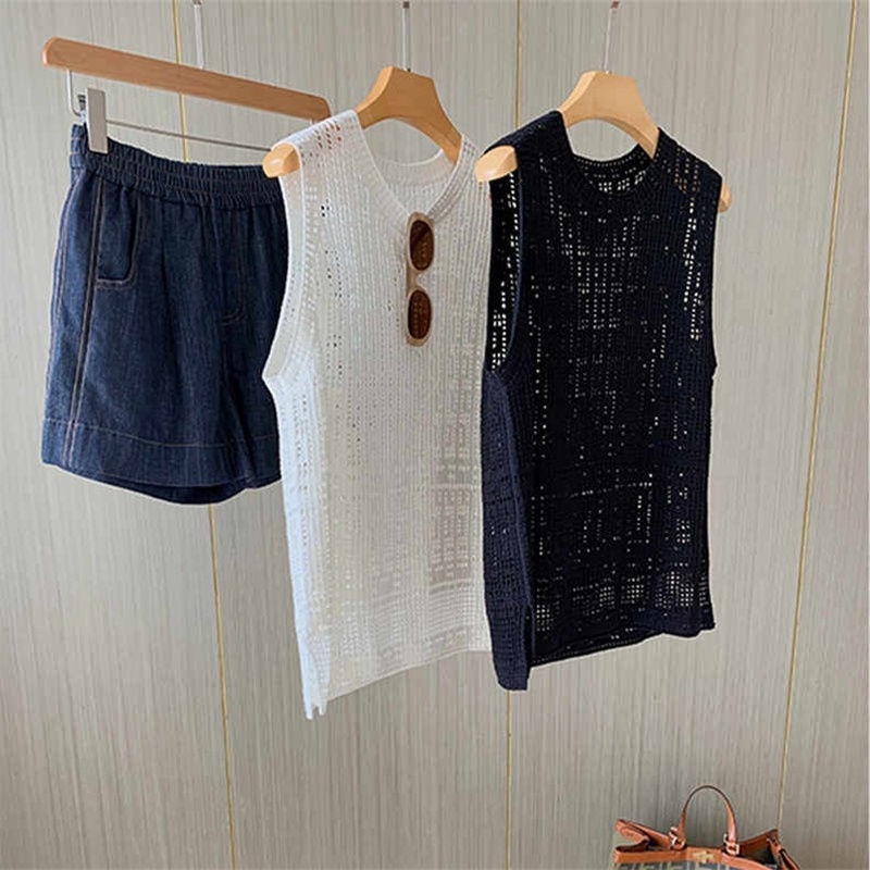 Áo Nữ Không Tay Chất Liệu Cotton Thời Trang Mùa Hè Chất Lượng Cao