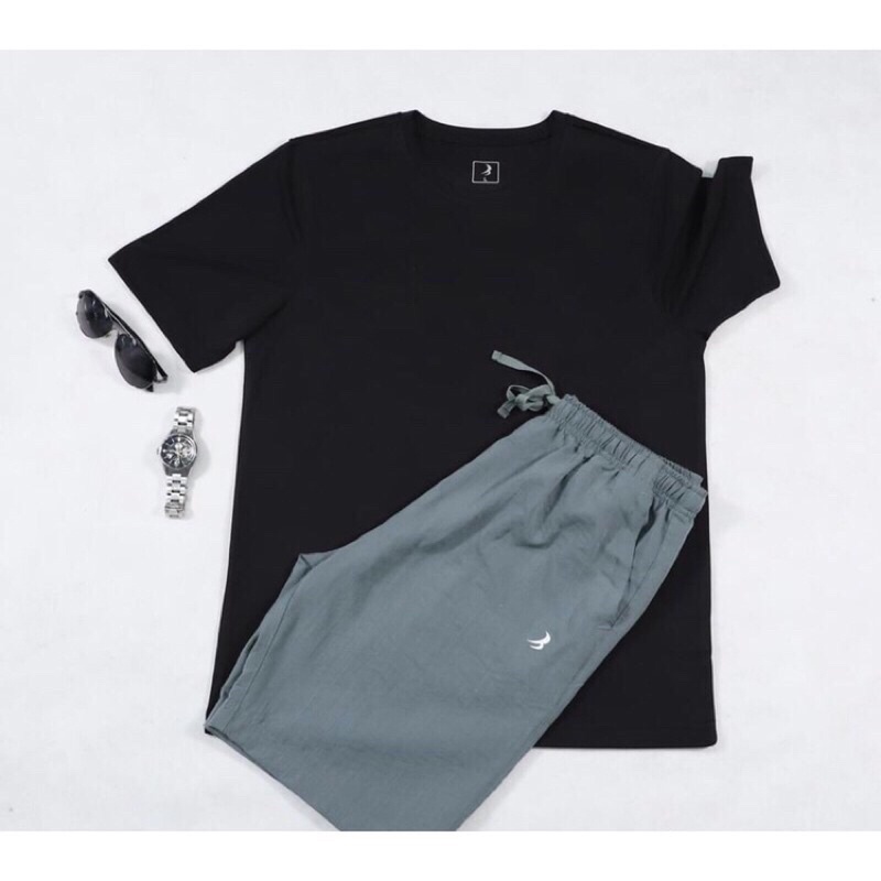 Áo thun nam cổ tròn Hometex