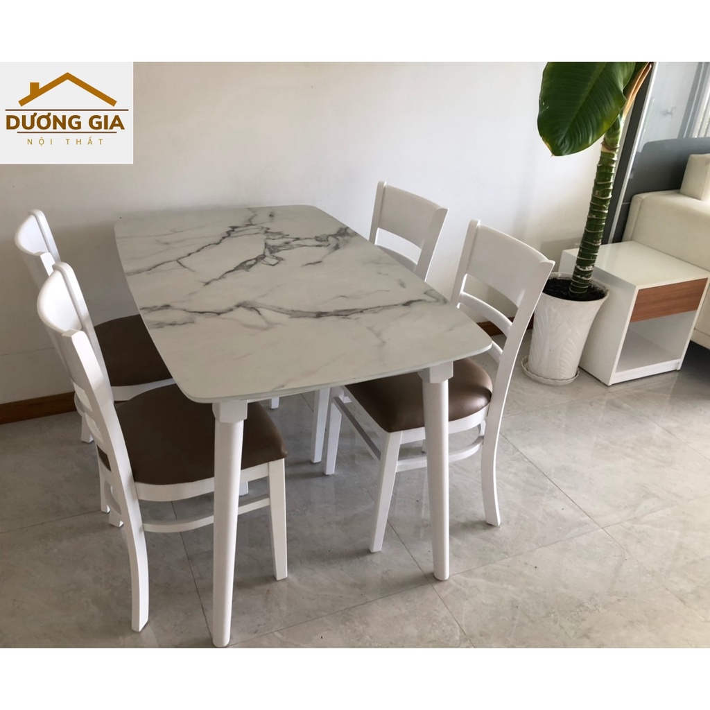 Set Bàn ăn giả đá sang trọng (Freeship nt HCM, Dĩ An, Biên Hoà)