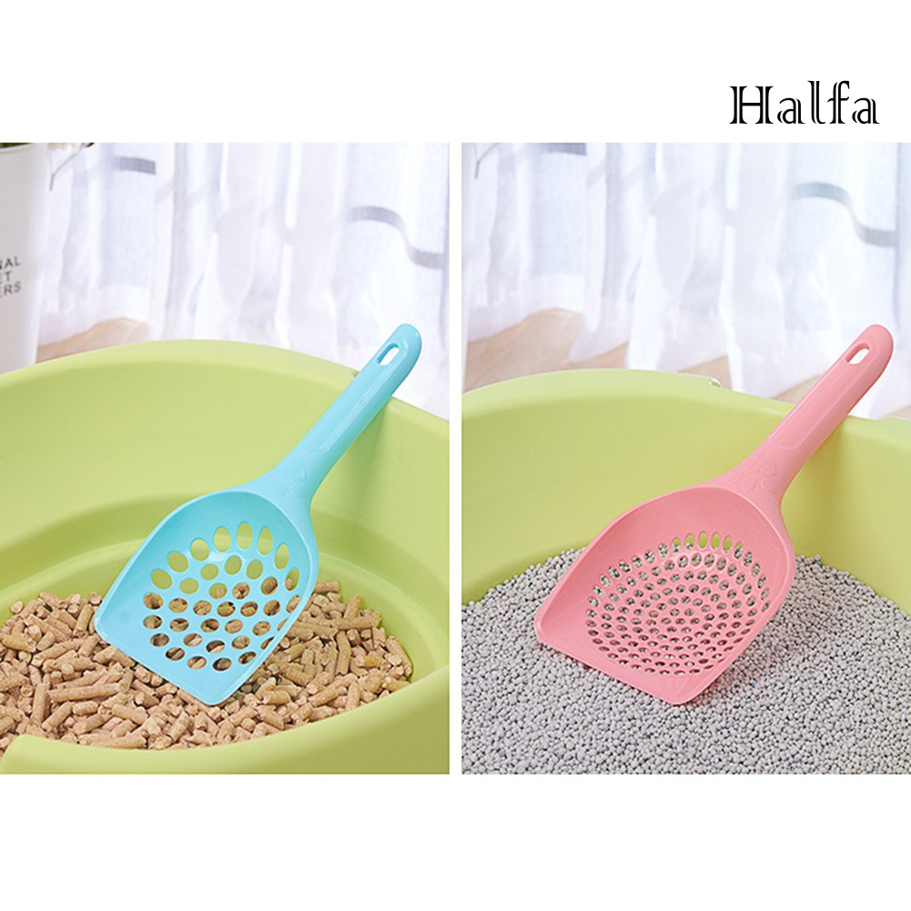 Xẻng xúc cát vệ sinh chất liệu nhựa bền bỉ tiện dụng cho mèo