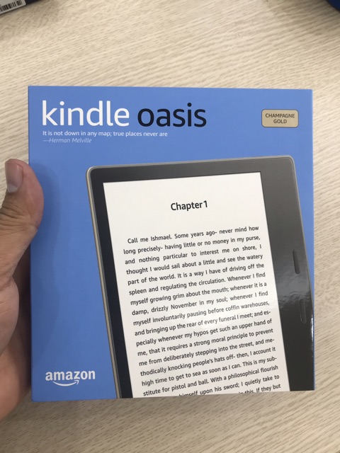 Máy Đọc Sách Kindle Oasis 2018 8gb 7inch chống nước | WebRaoVat - webraovat.net.vn