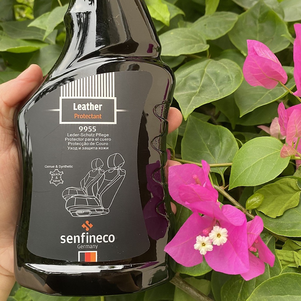 Chai Xịt Vệ Sinh Và Bảo Vệ Nội Thất Da - Senfineco Leather Protectant 9955