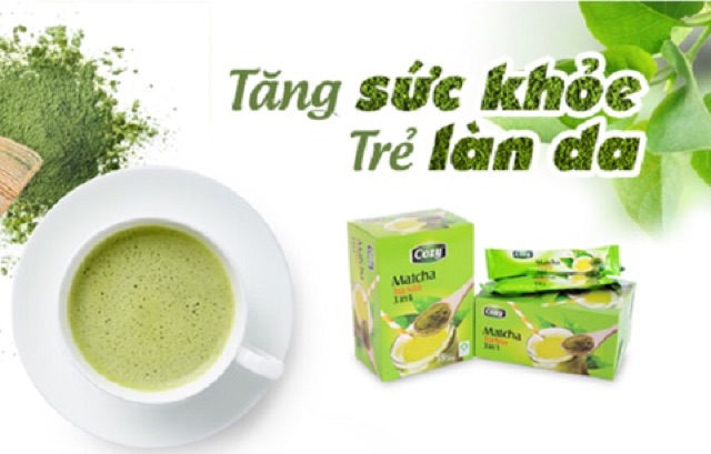 Matcha trà sữa 3in1 COZY Combo 3hộp