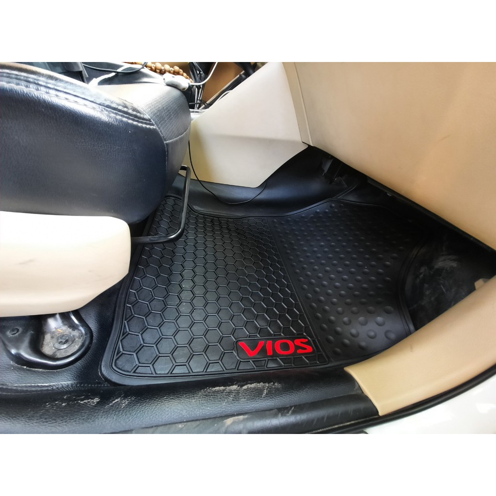 Thảm trải sàn cao su đúc toyota- VIOS 2014-2020 - [Mi Vân Store]