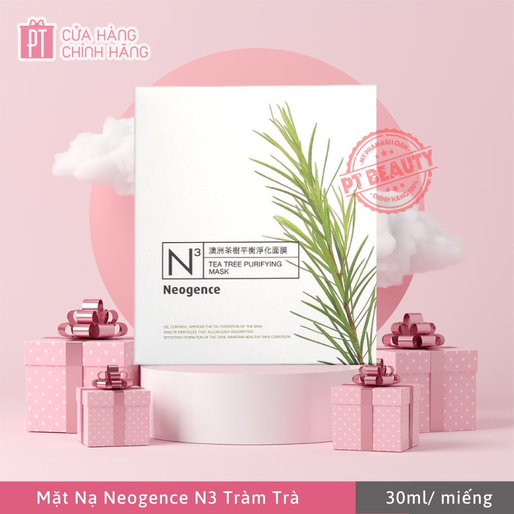 Mặt Nạ Dưỡng Da Neogence N3 Hộp 8 Miếng 30ML