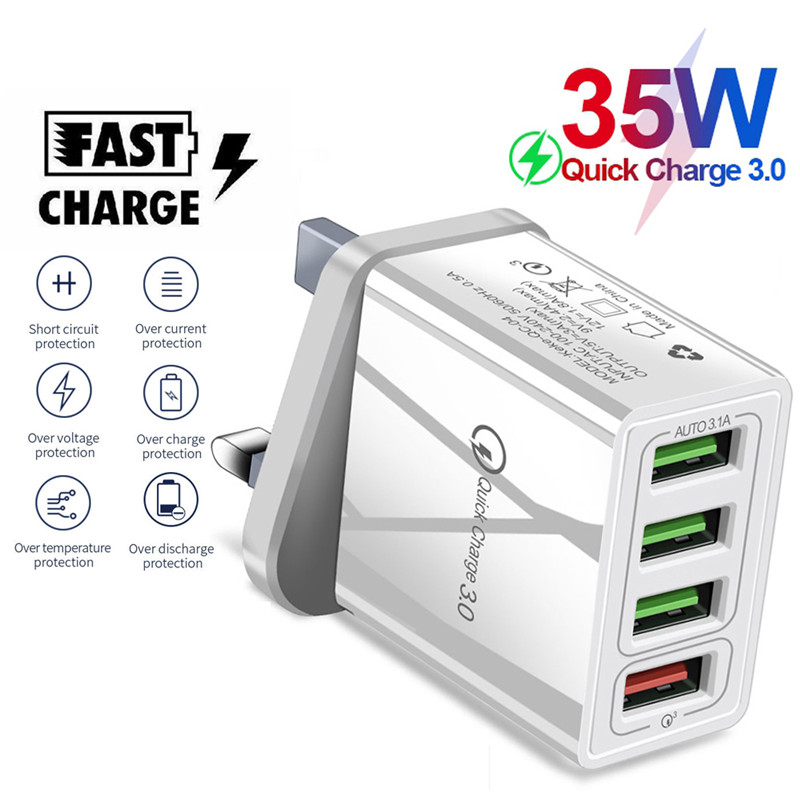 Bộ sạc USB 3.0 30W sạc nhanh tiện dụng cho du lịch