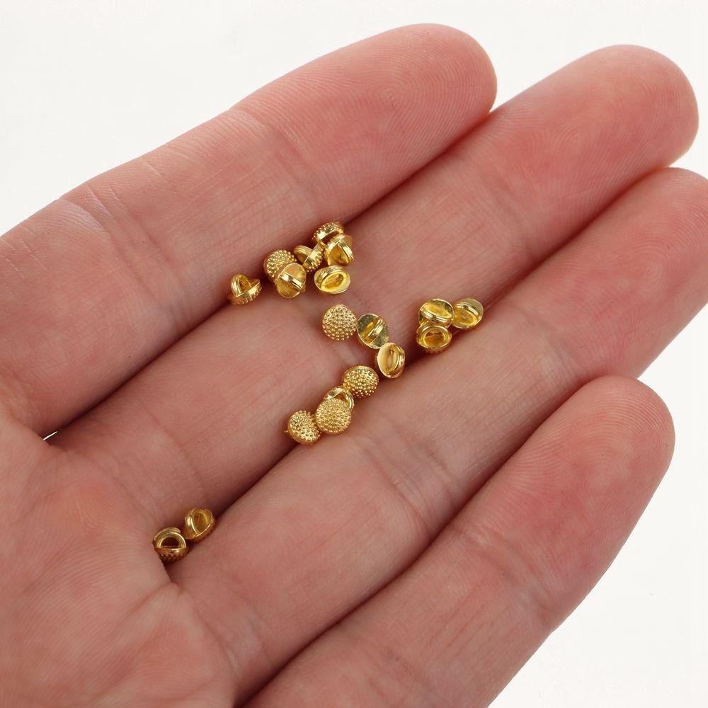 20 Nút Áo Khoác Mini 4mm Cho Búp Bê