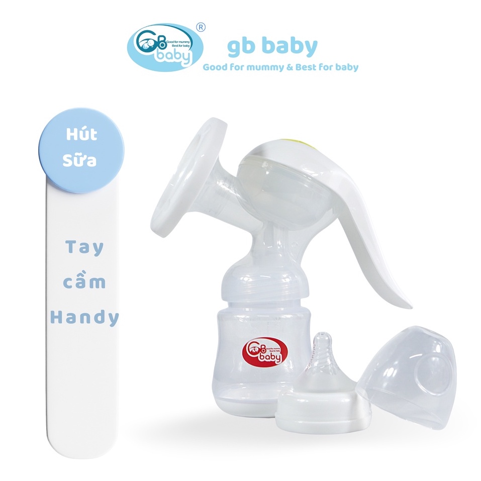 [Gb-Baby Chính Hãng] Máy Hút Sữa Cầm Tay Gb-Baby, Bình Vắt Sữa Cho Bé [TẶNG 6 TÚI TRỮ SỮA]