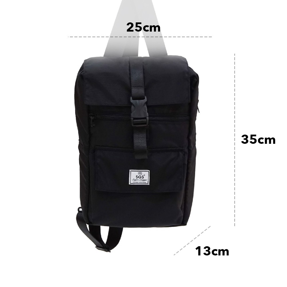 Túi Đeo Chéo Nam, Nữ SAIGON SWAGGER® SGS Logo Sling Bag-Ngăn Chống Sốp Laptop 12inch