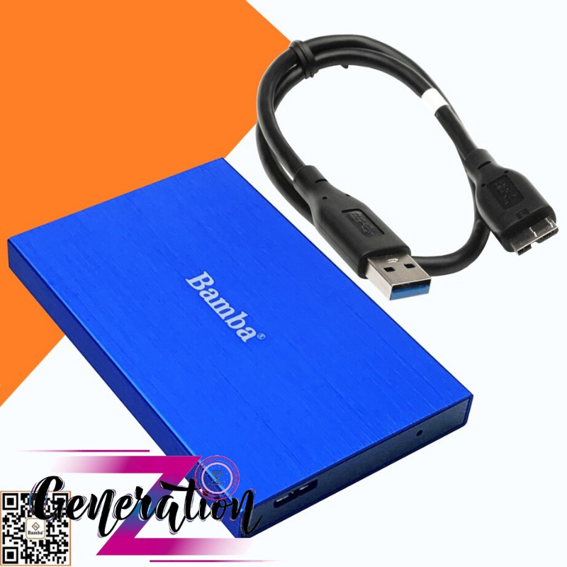 Box gắn HDD Bamba Chuẩn Sata 2.5 - Usb 3.0 nhôm