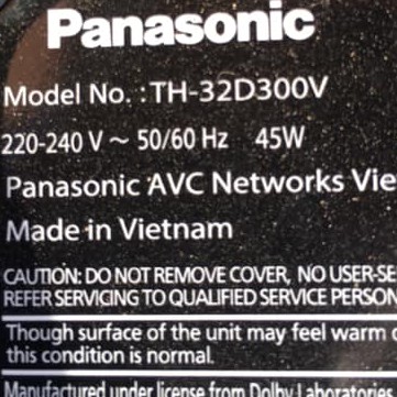 Bo mạch 32D300V, TH-32D300V