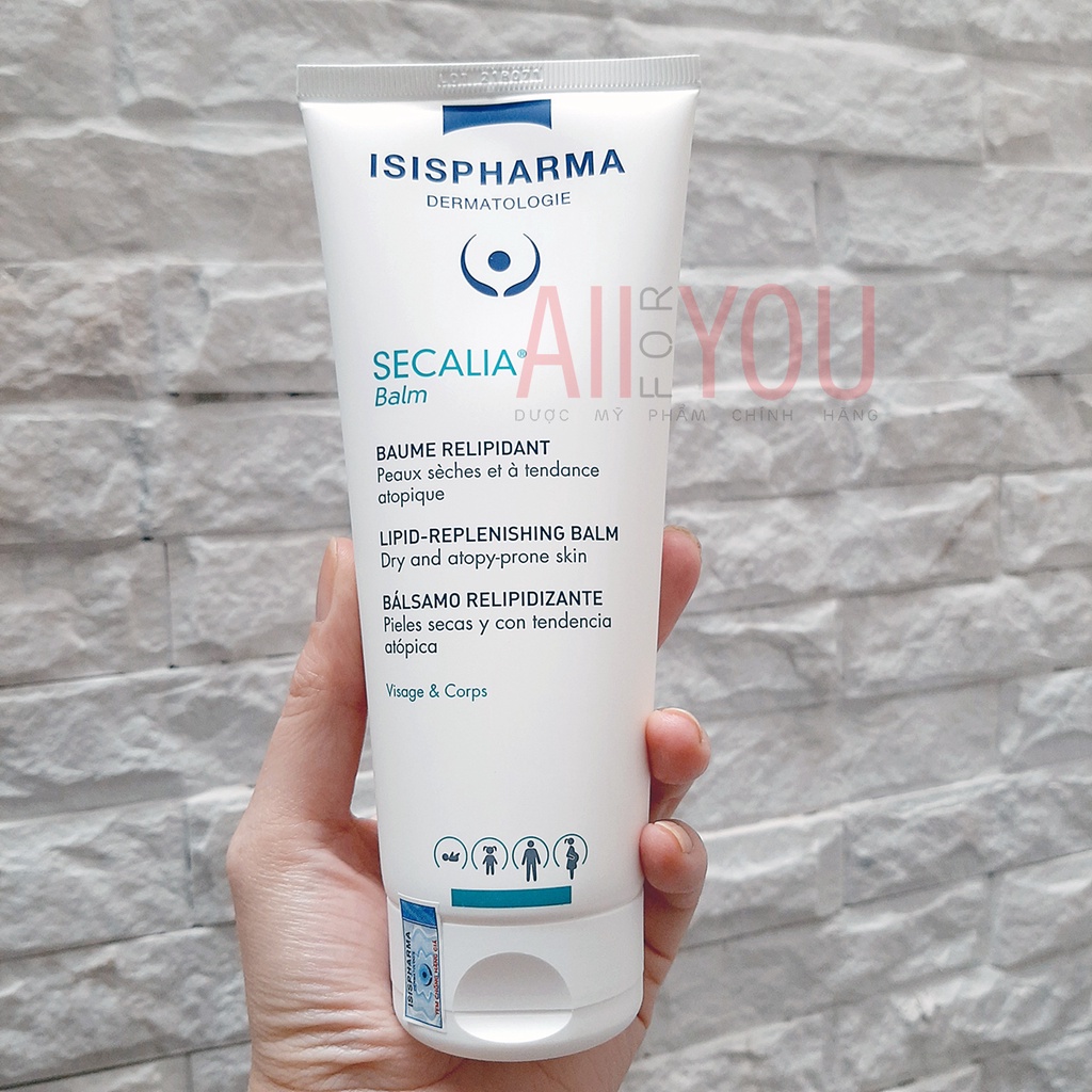 ISIS Pharma SECALIA Balm 200mL - Kem Dưỡng Và Làm Mềm Da Dành Cho Da Khô.
