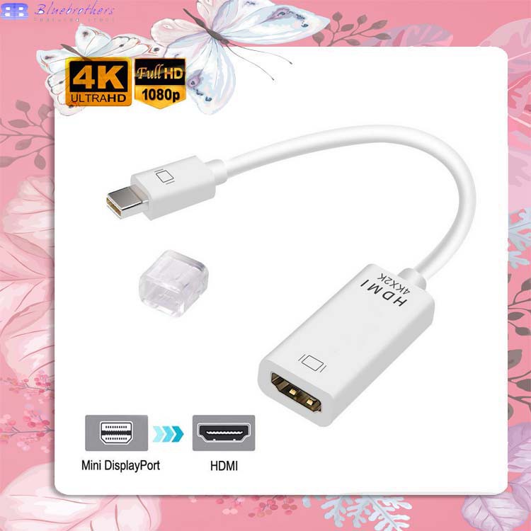 Minidisplayport To Hdmi Hỗ trợ Bộ chuyển đổi Cáp Minidp sang Hdmi 4k cho Macbook