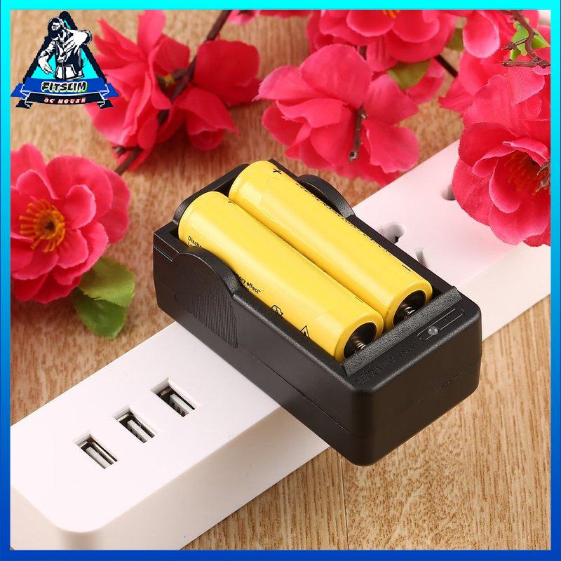 [Fitslim] US Plug 18650 Li-ion Battery Charger Travel Wall Home Charger 110-240V