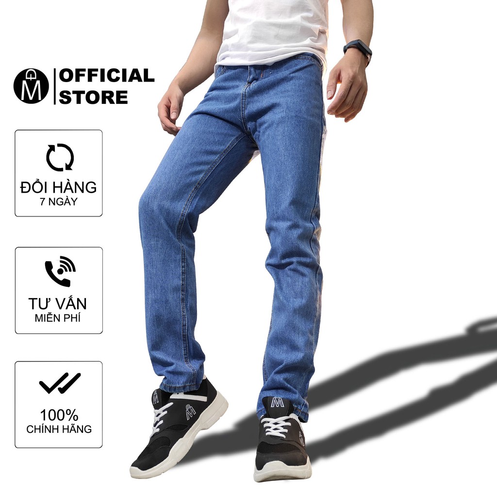 Quần jean nam Q62 (Xanh nhạt) MĐ không co giãn | BigBuy360 - bigbuy360.vn