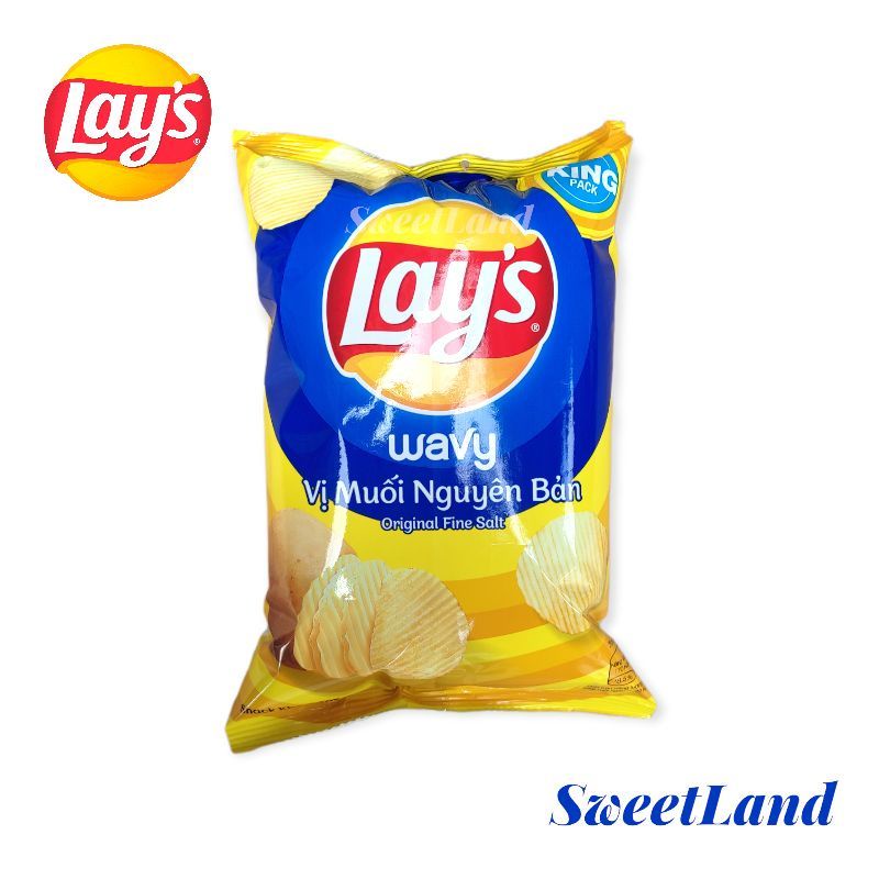 Bánh snack khoai tây Lays nhiều vị gói lớn 54g