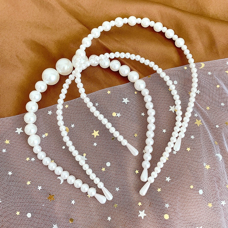 Băng đô cài tóc đính Ngọc sang chảnh tiểu thư cho nữ A225 Warm&amp;Cute